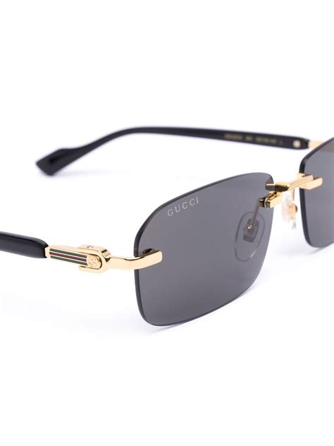 gucci rimless sunglasses